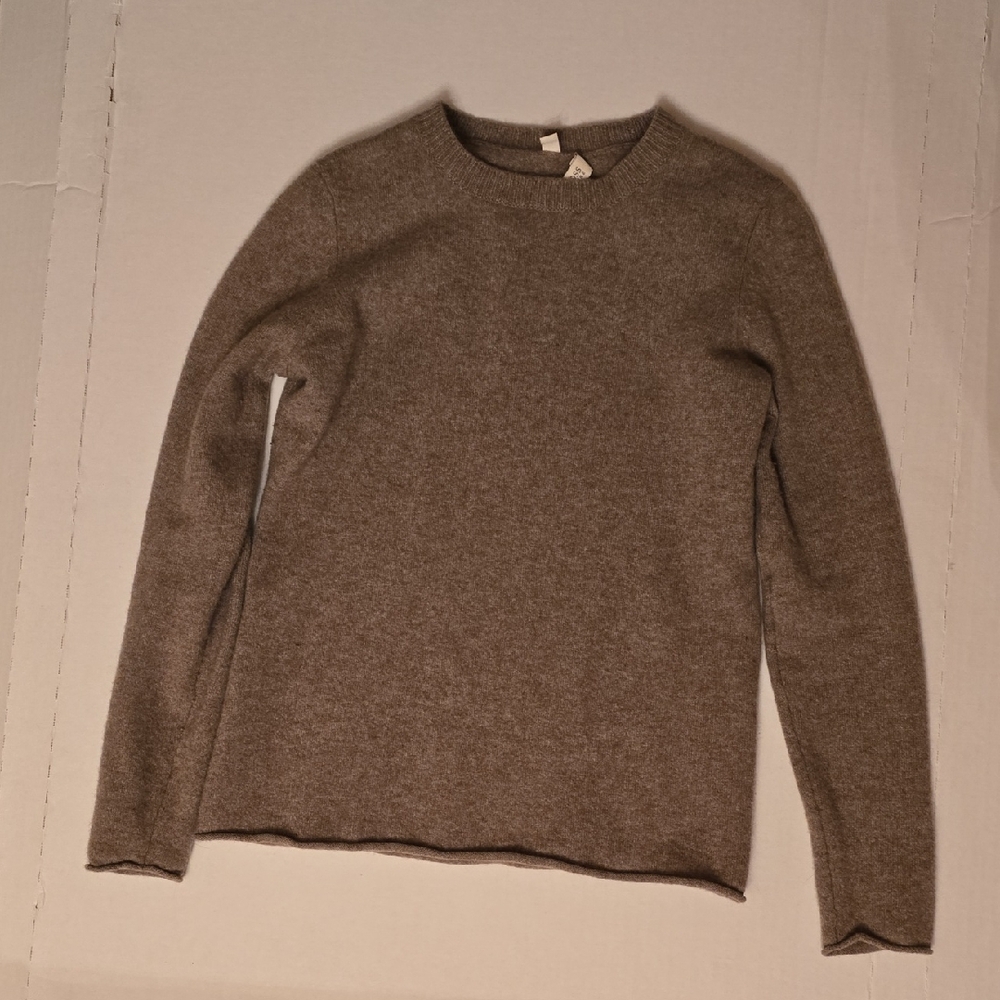 Kinross Women's Brown Crewneck Sweater